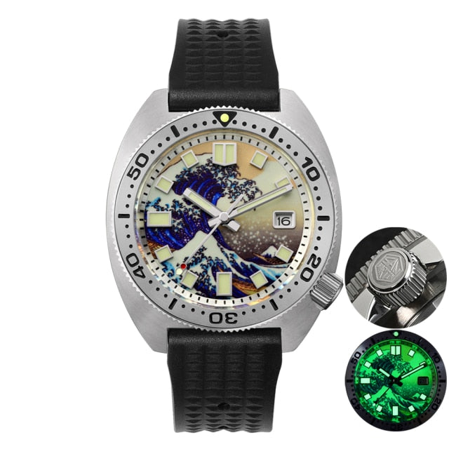 San Martin 6105 Turtle NH35 Diver Watch SN0068-G V2