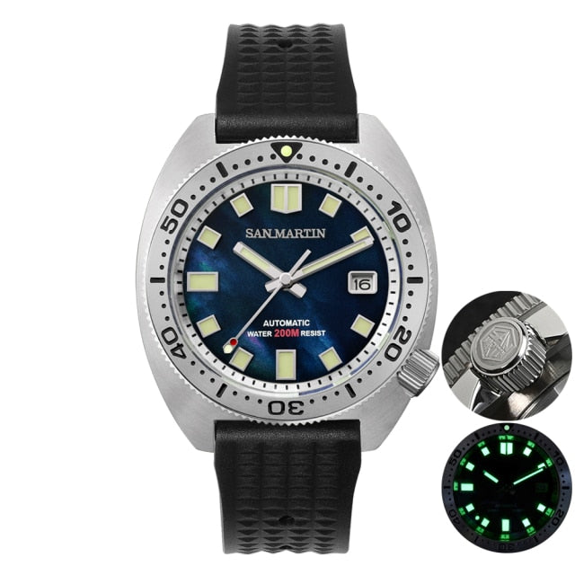 San Martin 6105 Turtle NH35 Diver Watch SN0068-G V2