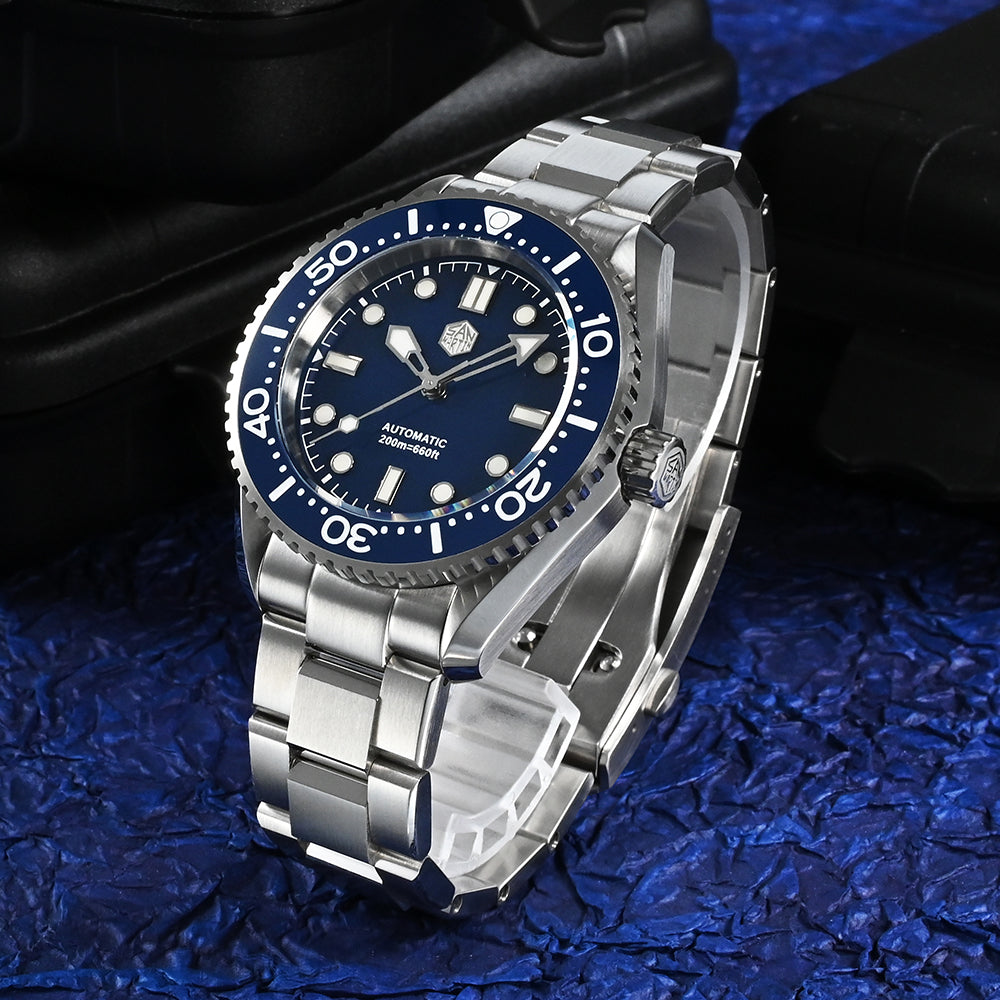 San Martin Enamel Dial Vintage Dive Watch