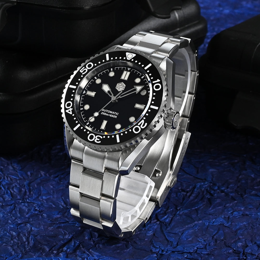 San Martin Enamel Dial Vintage Dive Watch SN036G