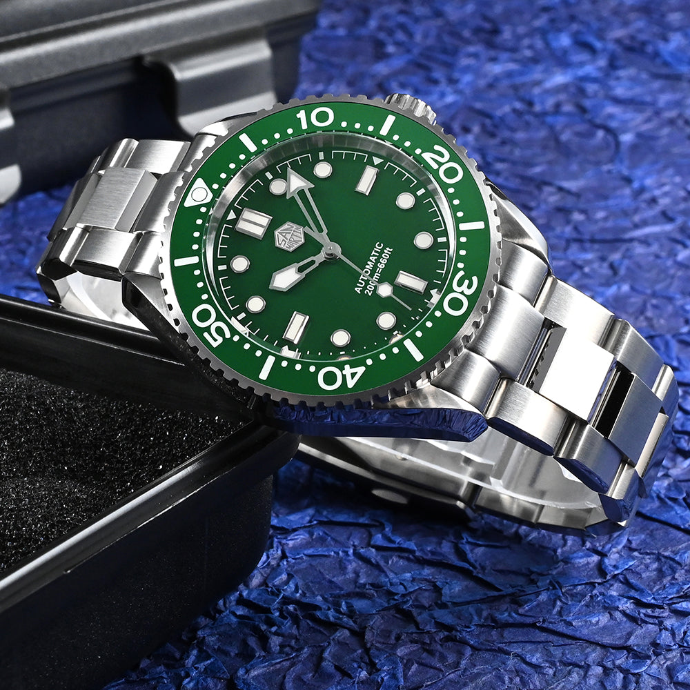 San Martin Enamel Dial Vintage Dive Watch SN036G