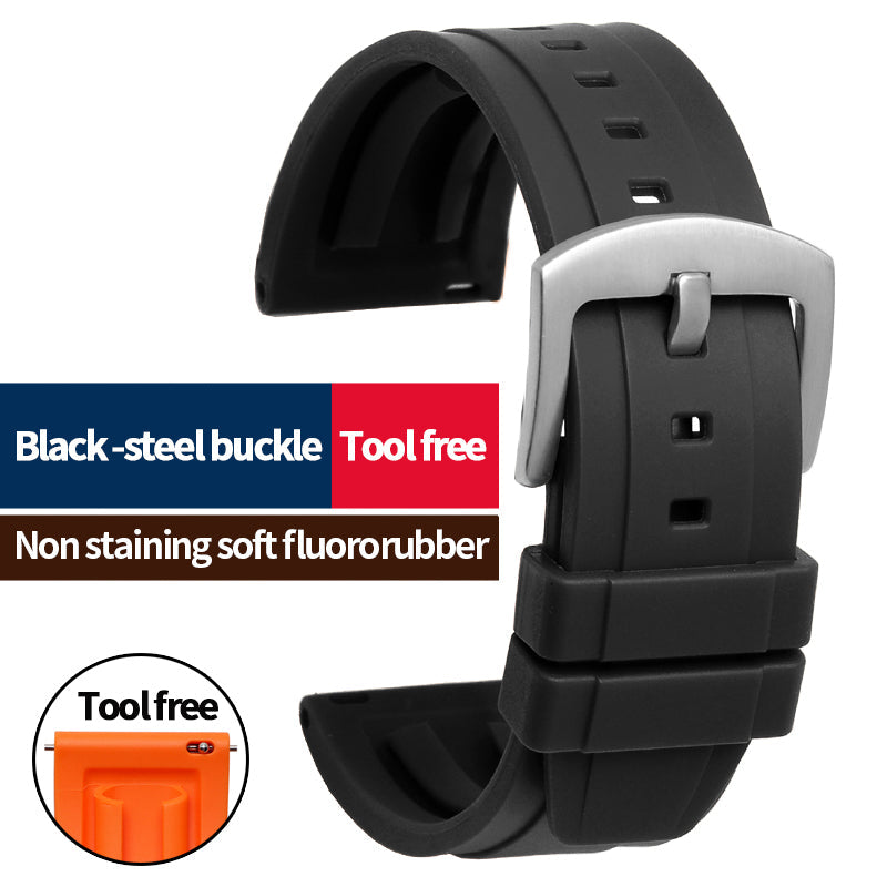 Easy Release Rubber Watch Strap