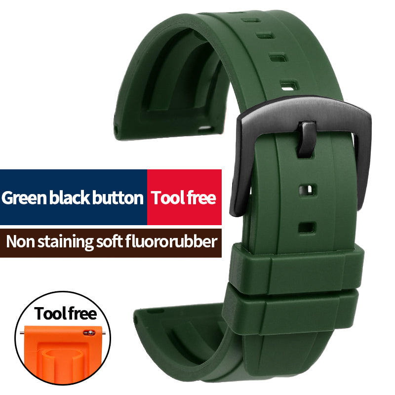 Easy Release Rubber Watch Strap