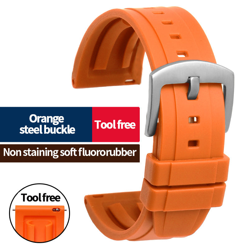 Easy Release Rubber Watch Strap