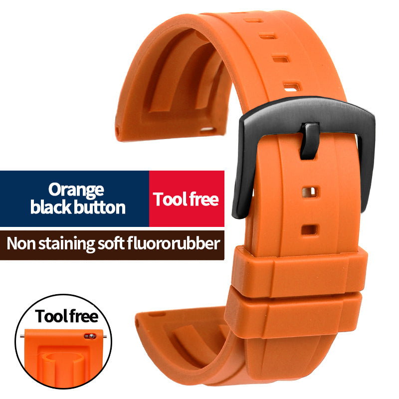 Easy Release Rubber Watch Strap