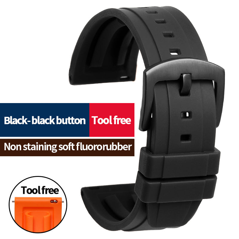 Easy Release Rubber Watch Strap
