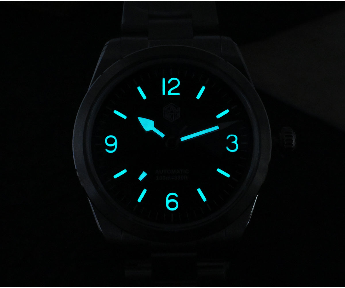 San Martin 36mm Vintage Mechanical Watch SN0107GX V1/V2
