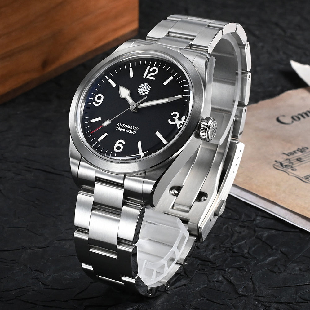 San Martin 36mm Vintage Mechanical Watch SN0107GX V1/V2