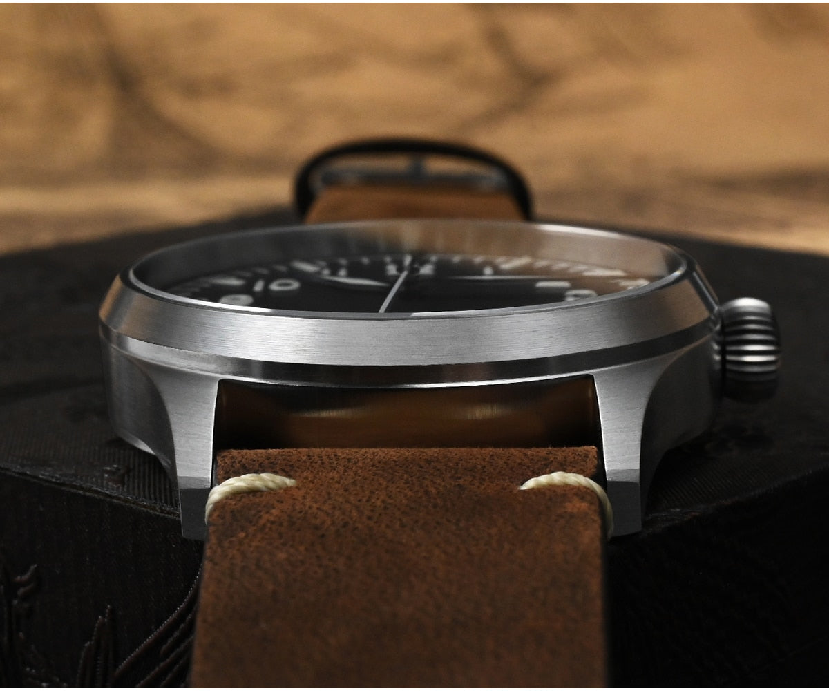 San Martin 41mm Classic Pilot Watch SN0117G