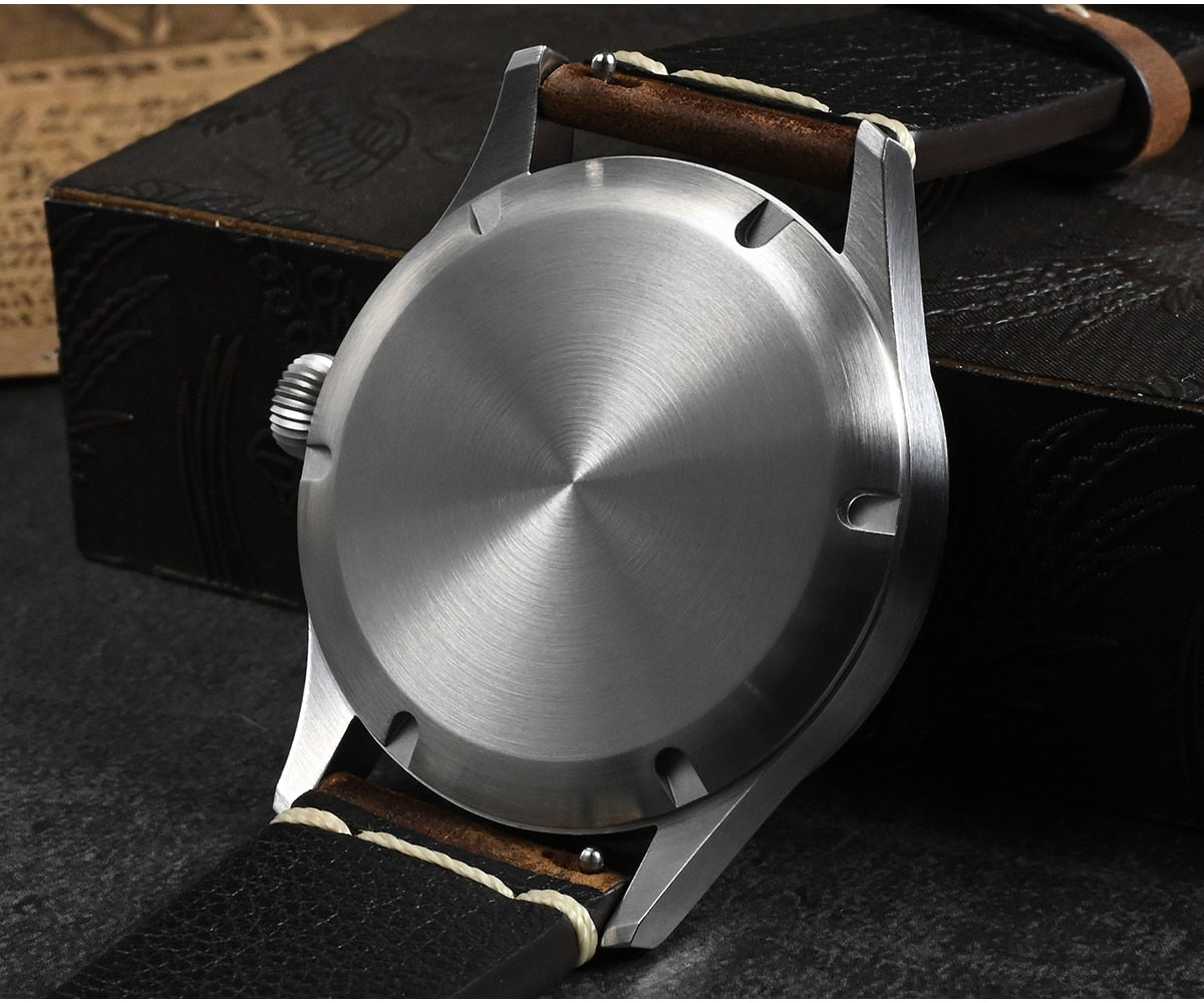 San Martin 41mm Classic Pilot Watch SN0117G