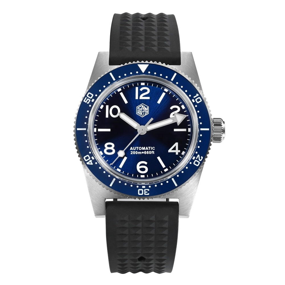 San Martin 37mm 62Mas Dive Watch with New Fly Adjustable Clasp