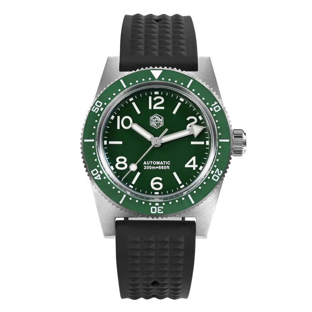 San Martin 37mm 62Mas Dive Watch with New Fly Adjustable Clasp