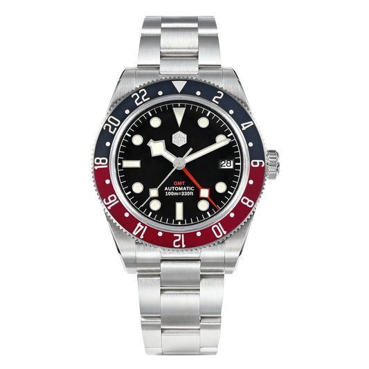 San Martin NH34 BB58 GMT Watch SN0109 V2