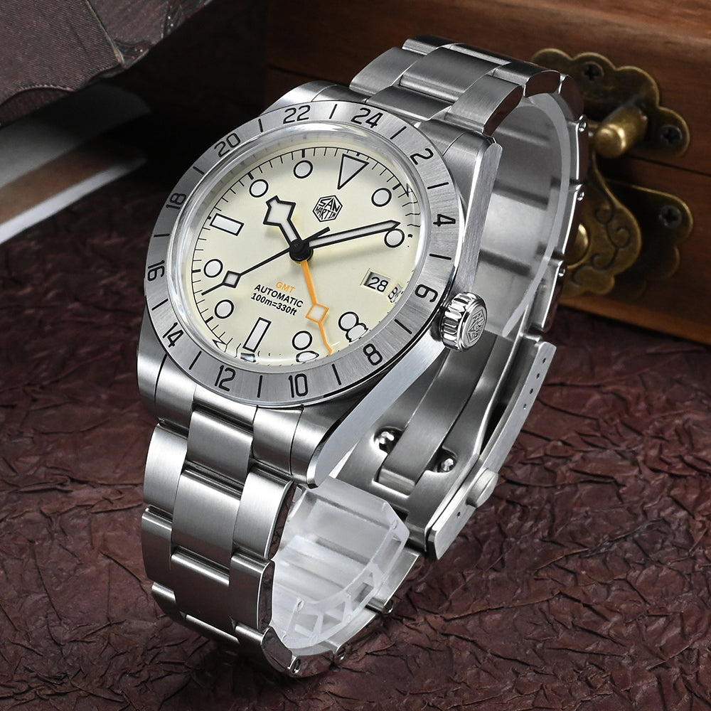 San Martin NH34 39mm BB GMT Watch SN054