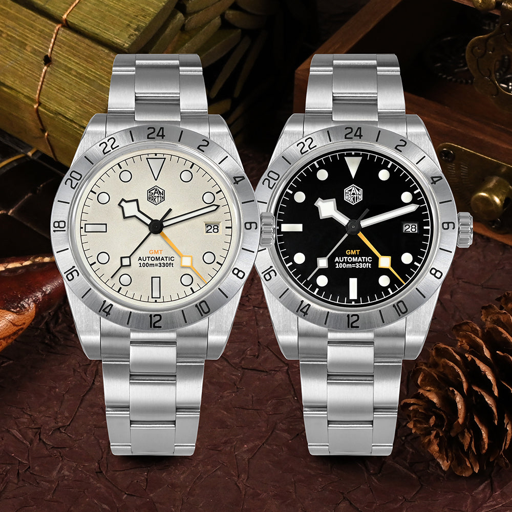 San Martin NH34 39mm BB GMT Watch SN054