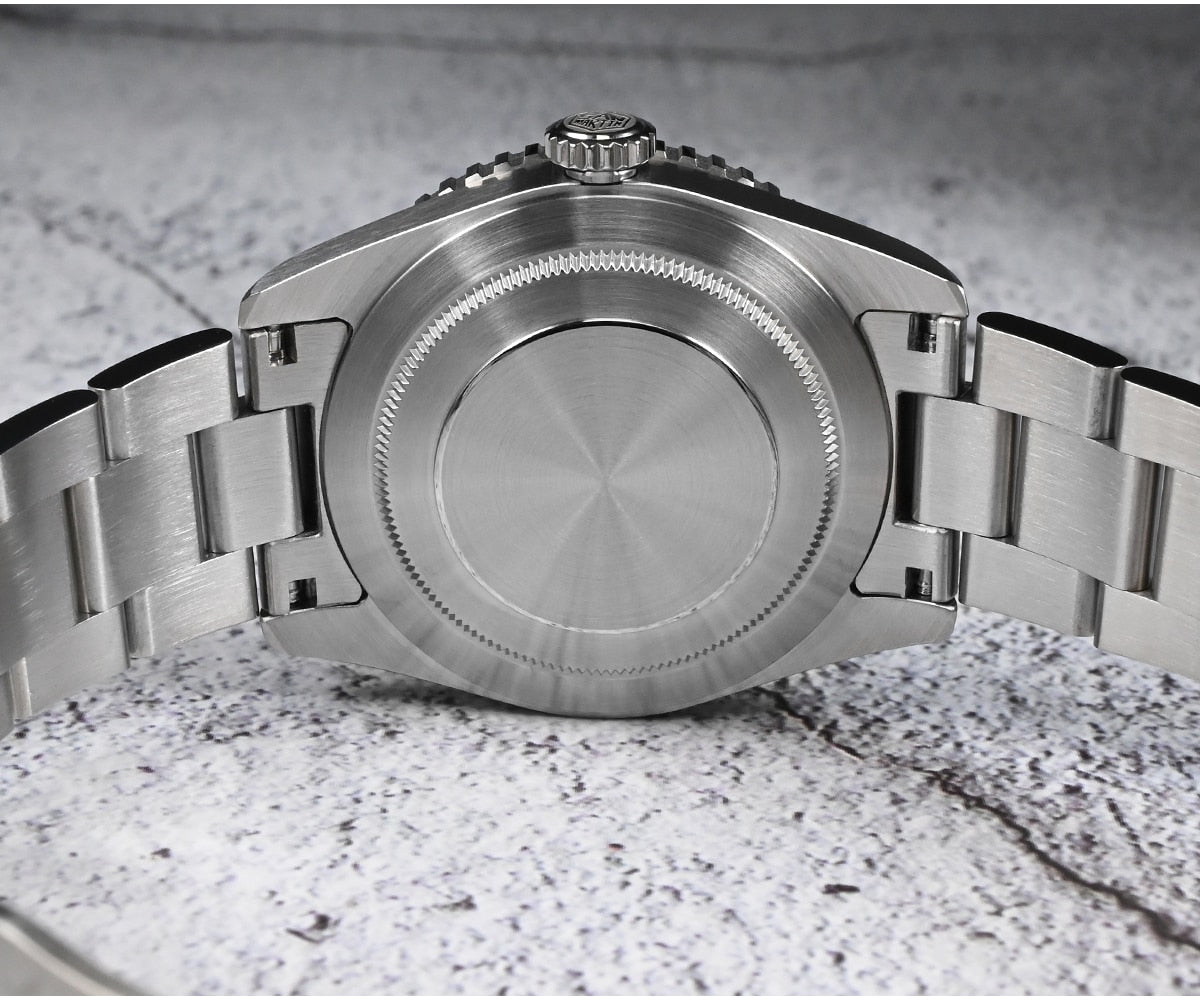 San Martin Bidirectional Bezel GMT Watch SN0112-G