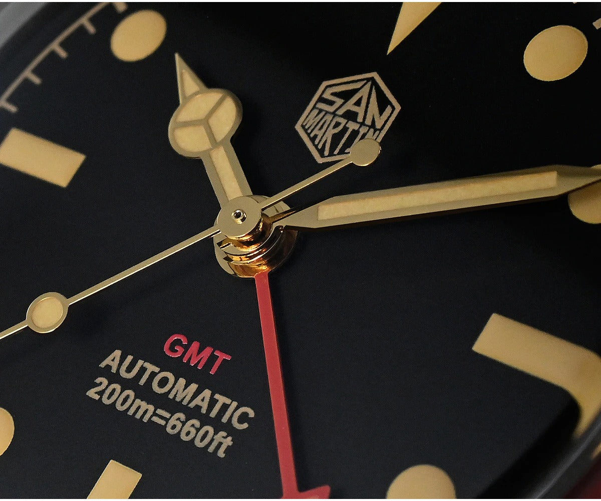 San Martin Vintage GMT Watch SN005-G2