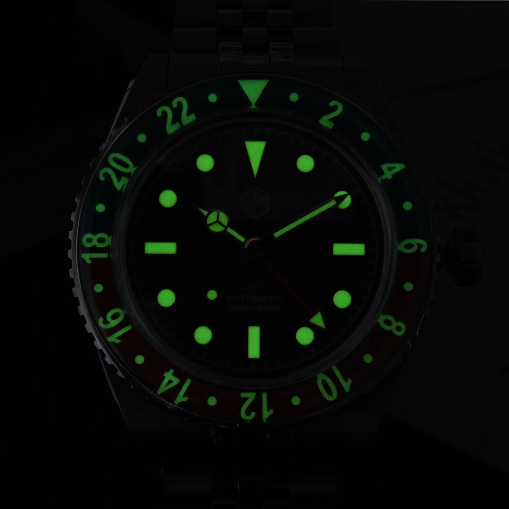 San Martin Vintage GMT Watch SN005-G2