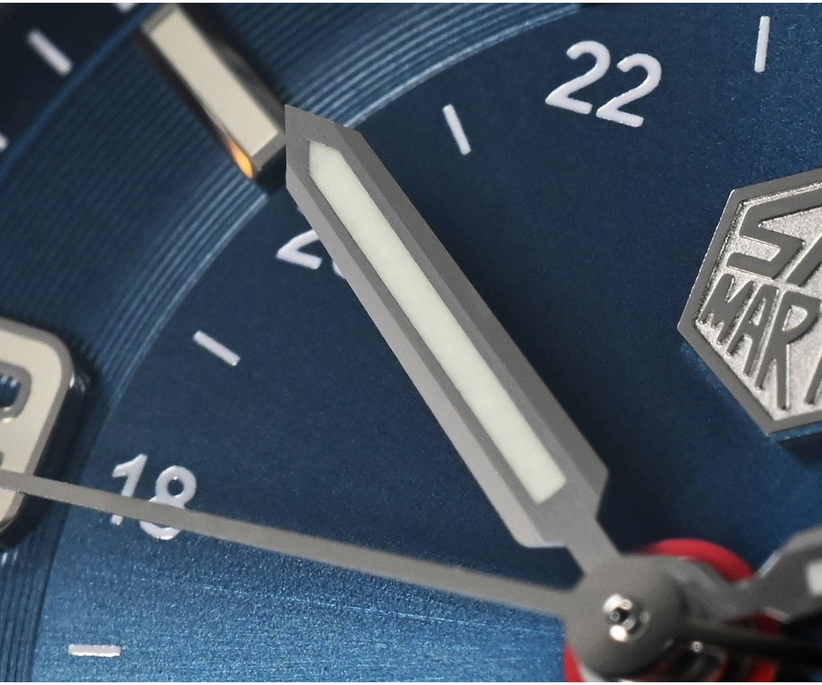 San Martin Original Design Square GMT Watch