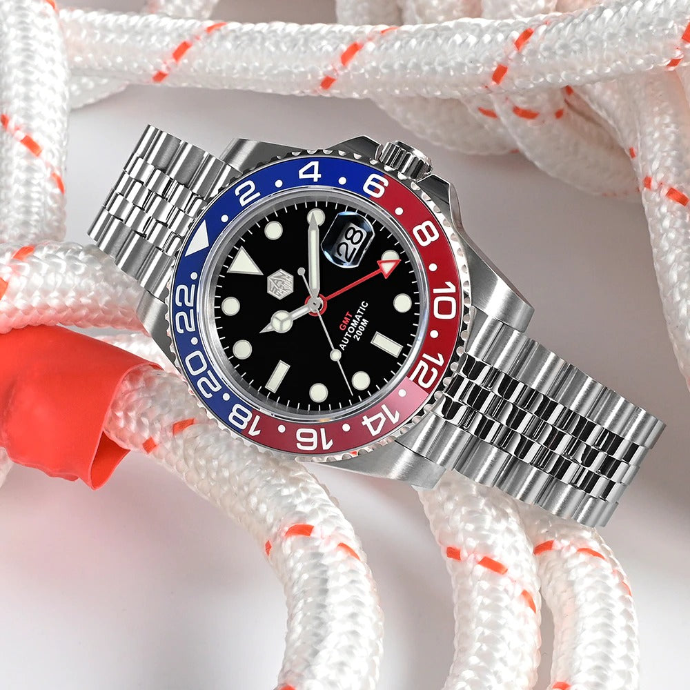 San Martin GMT Luxury Men Watch SN015