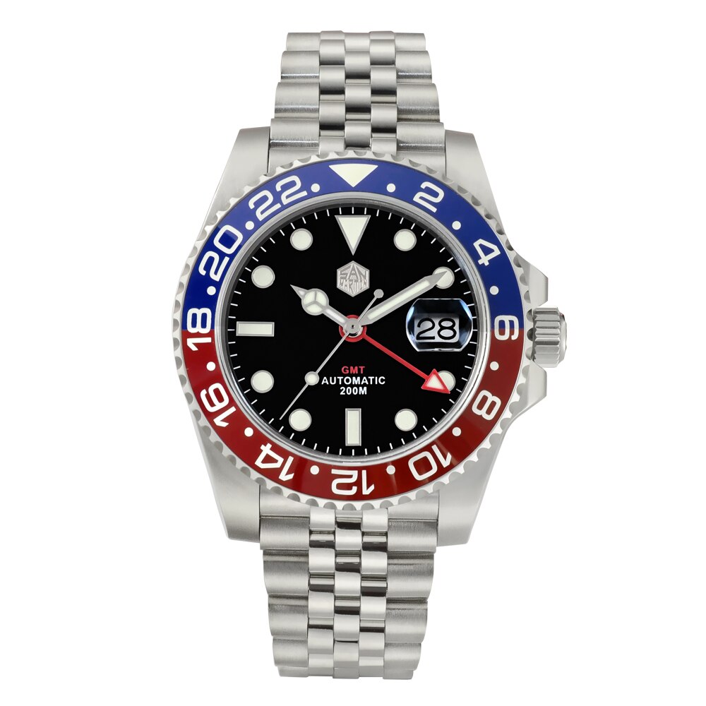 San Martin GMT Luxury Men Watch SN015