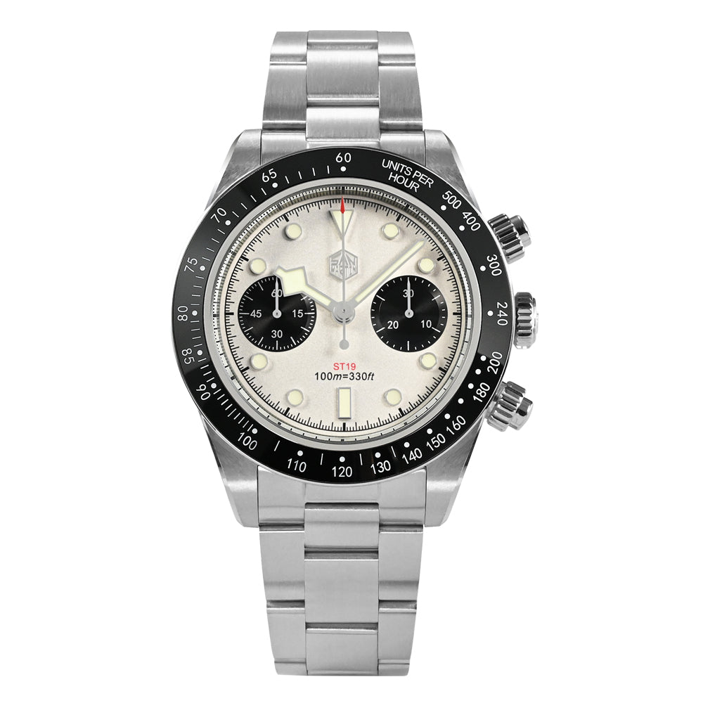 San Martin Panda BB Chronograph Retro Men Watch SN052-G2