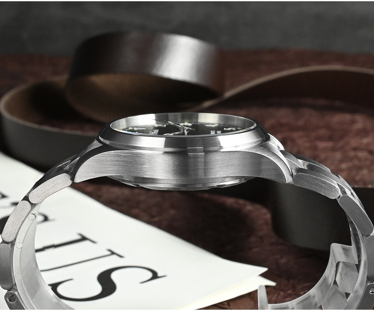San Martin Automatic Retro Military Pilot Watch SN034G