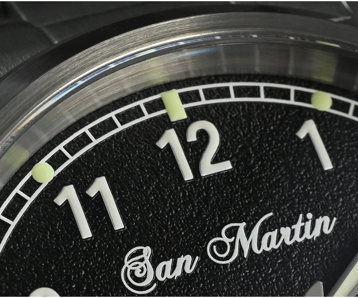 San Martin Automatic Retro Military Pilot Watch SN034G
