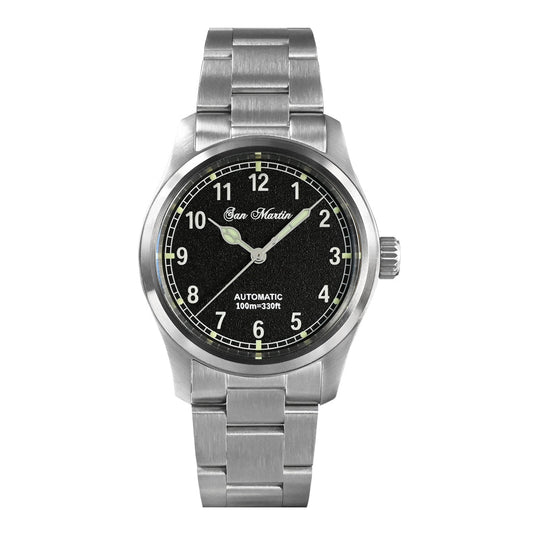 San Martin Automatic Retro Military Pilot Watch SN034G