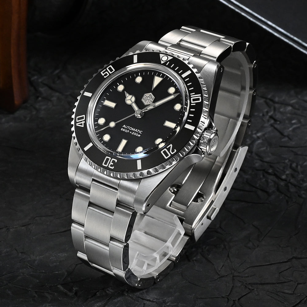 San Martin 39mm Sub Vintage Diver Water SN006GB-V2