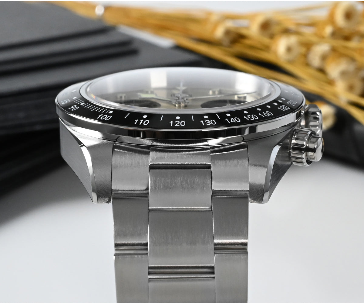 San Martin Panda BB Chronograph Retro Men Watch SN052-G2