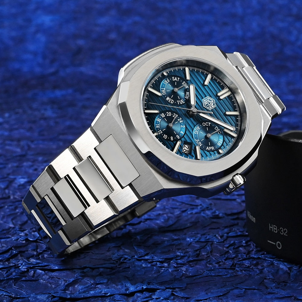 San Martin Multi-function Luxury Men Watch SN075GB