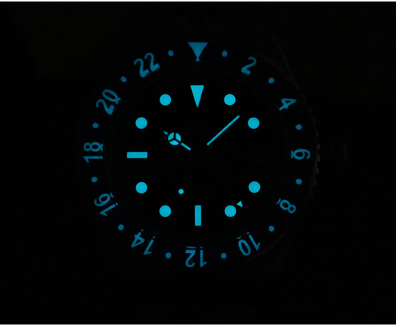 San Martin Vintage NH35 GMT Watch SN005-B2