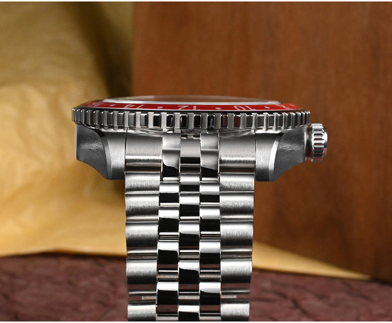 San Martin Vintage NH35 GMT Watch SN005-B2
