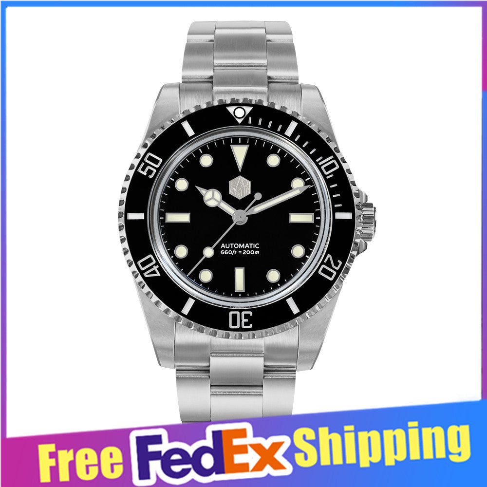 San Martin 39mm Sub Vintage Diver Water SN006GB-V2
