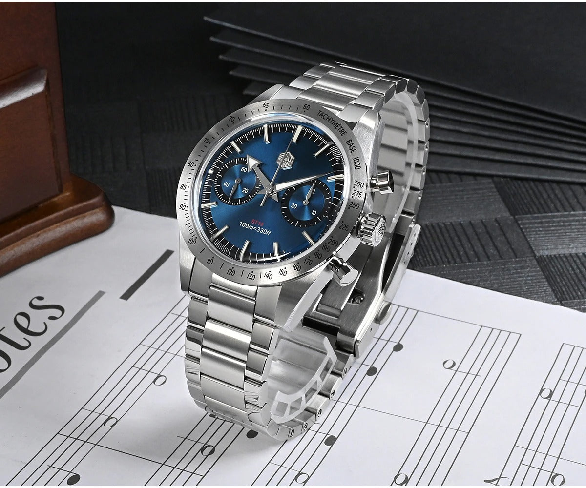 San Martin ST1901 Chronograp M57 Vintage Watch SN0103