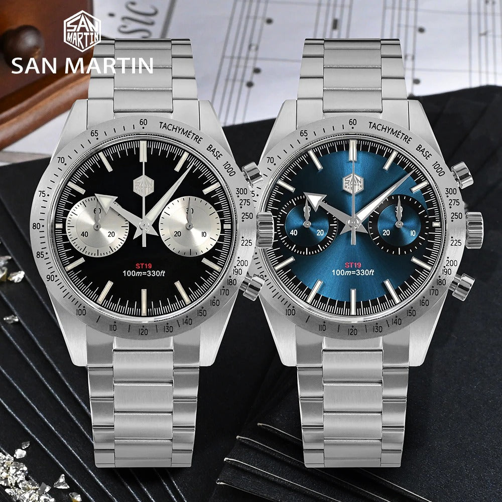 San Martin ST1901 Chronograp M57 Vintage Watch SN0103