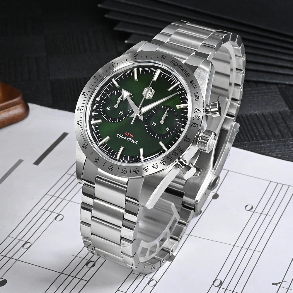 San Martin ST1901 Chronograp M57 Vintage Watch SN0103