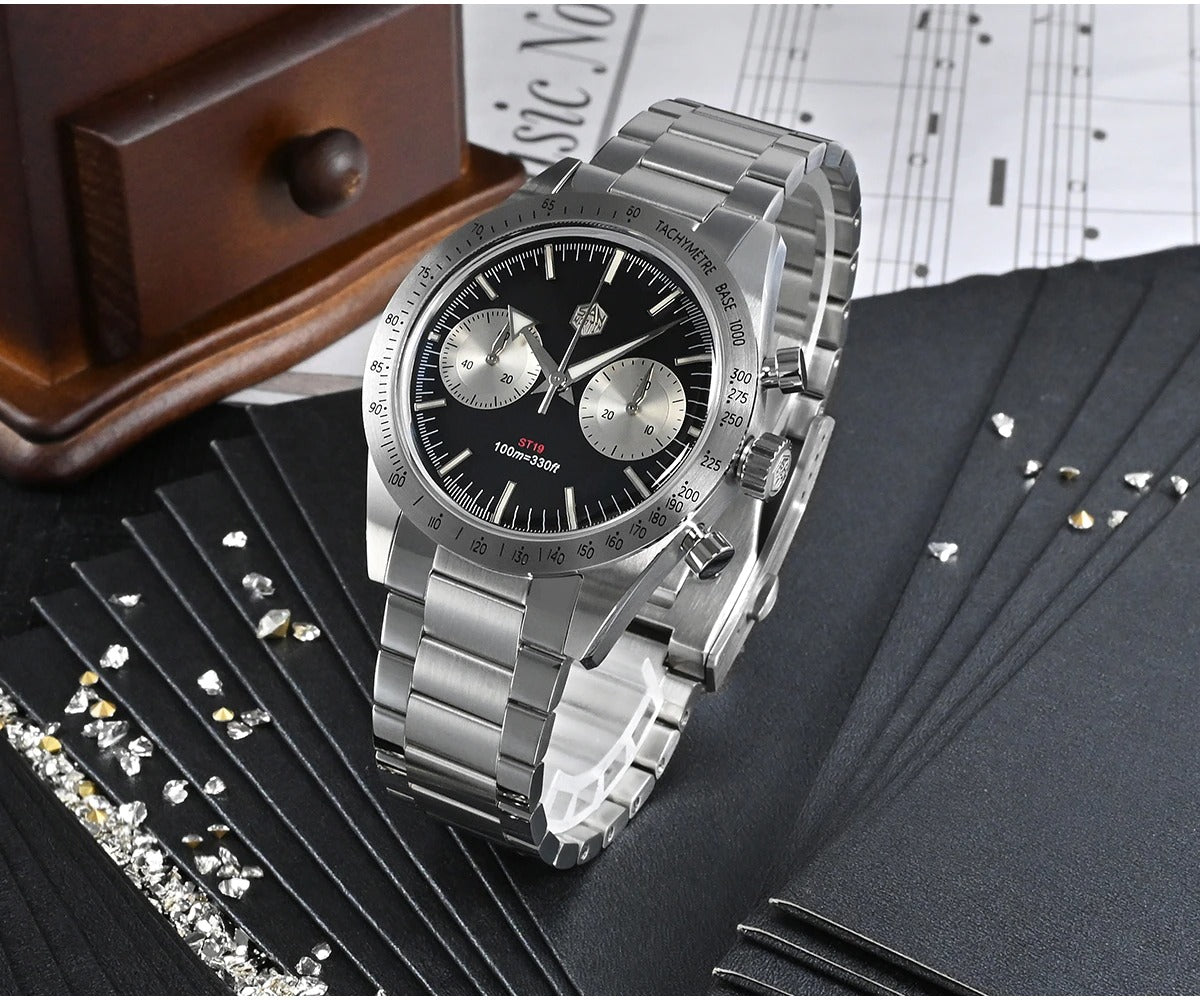 San Martin ST1901 Chronograp M57 Vintage Watch SN0103
