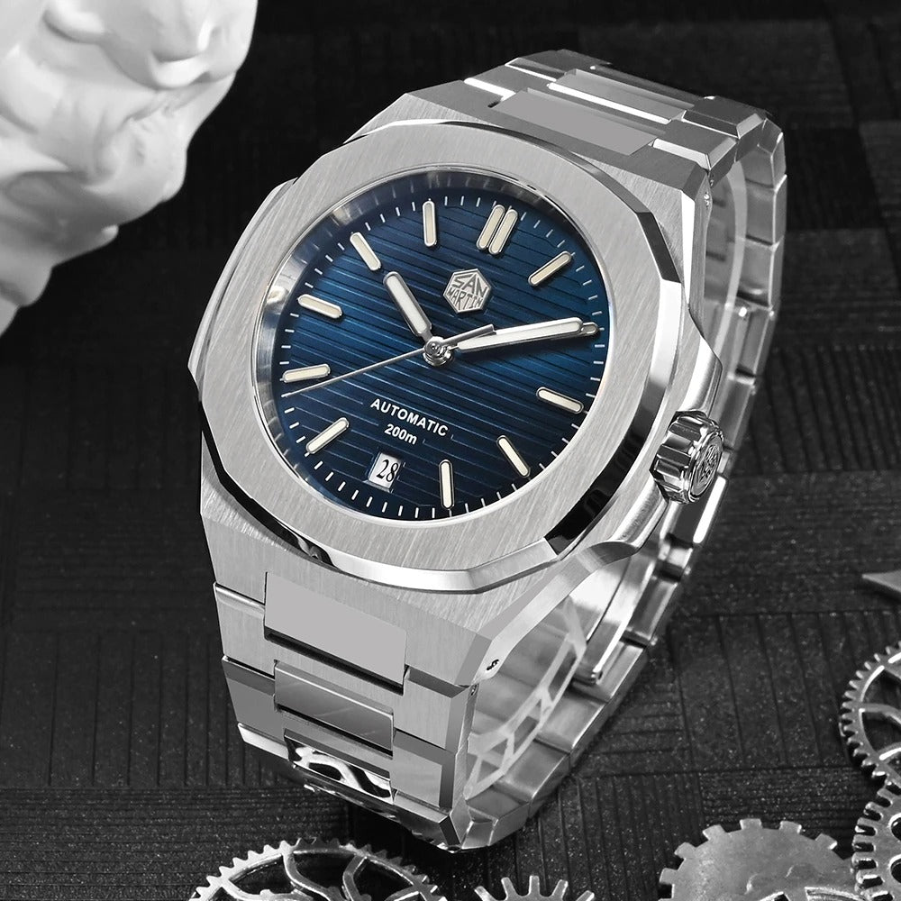 San Martin 43mm Luxury Men Watch SN075
