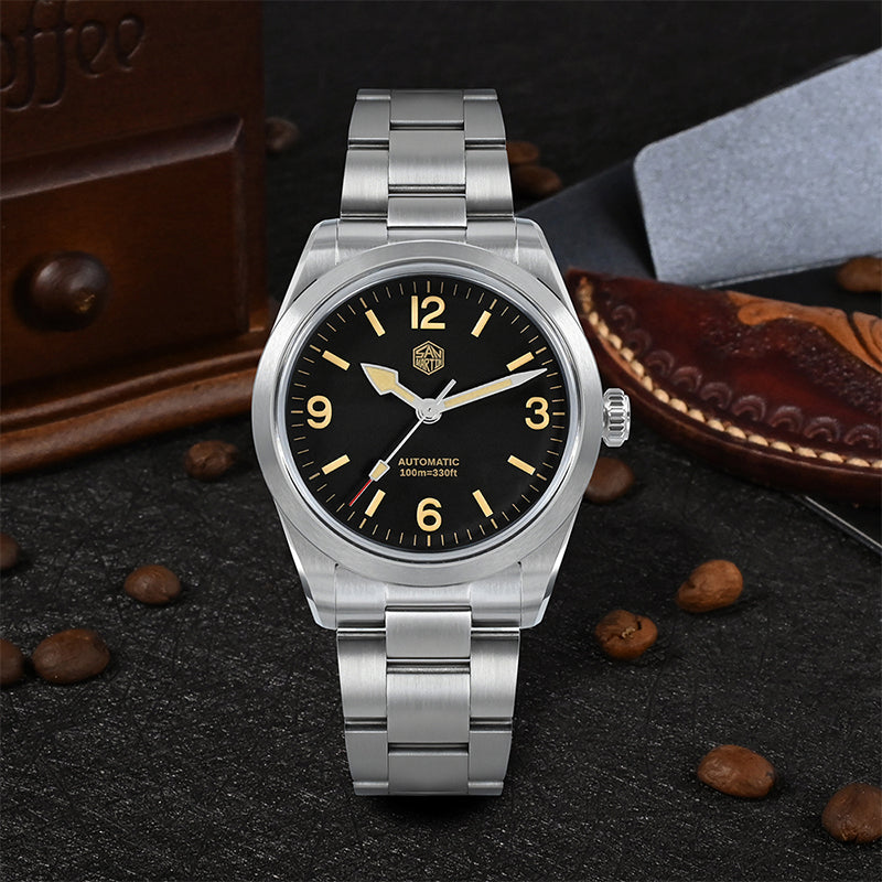 San Martin 38mm Vintage Mechanical Watch SN0107 V1/V2