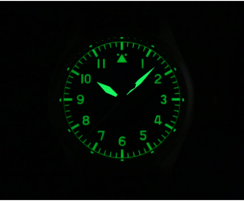 San Martin Titanium Military Pilot Watch SN030T