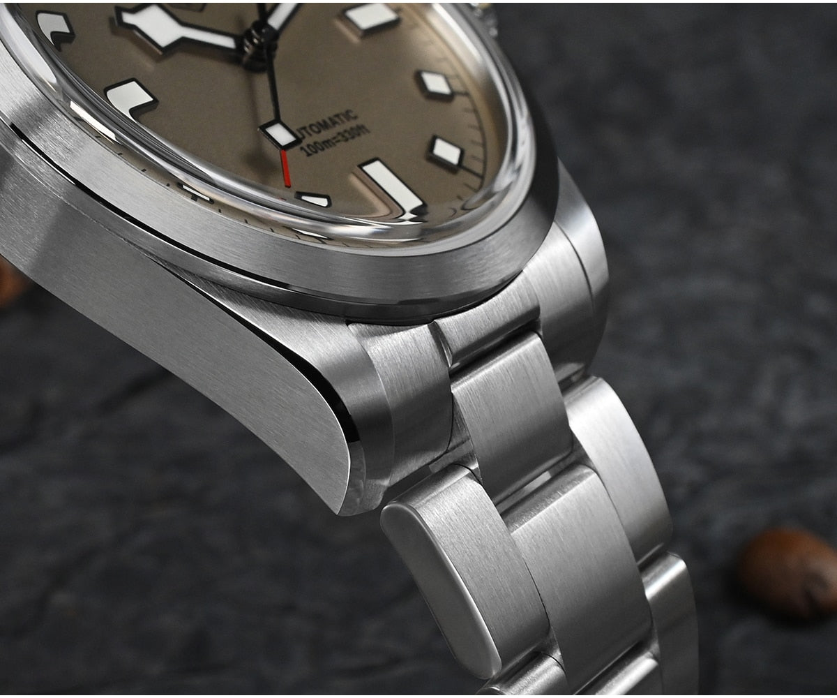 San Martin 38mm Enamel Dial Explore Watch SN0107-G4