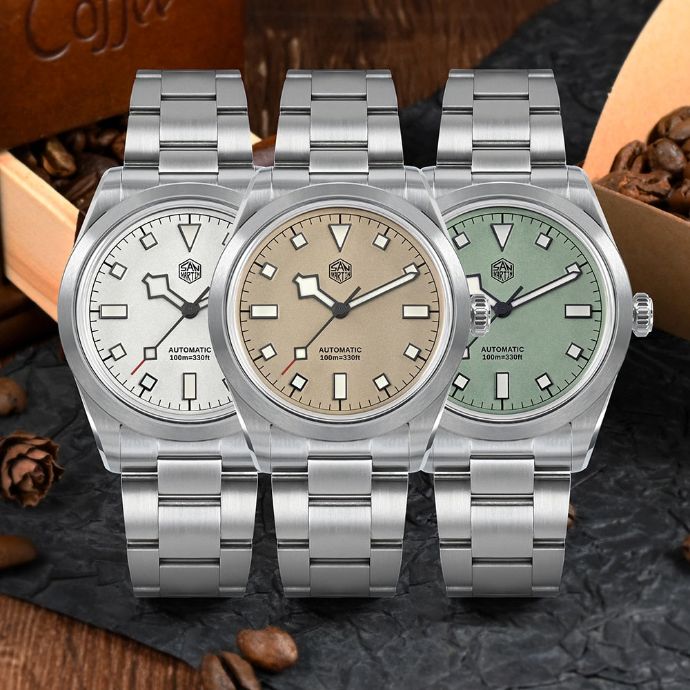 San Martin 38mm New Explore Climbing Watch SN0107-G5
