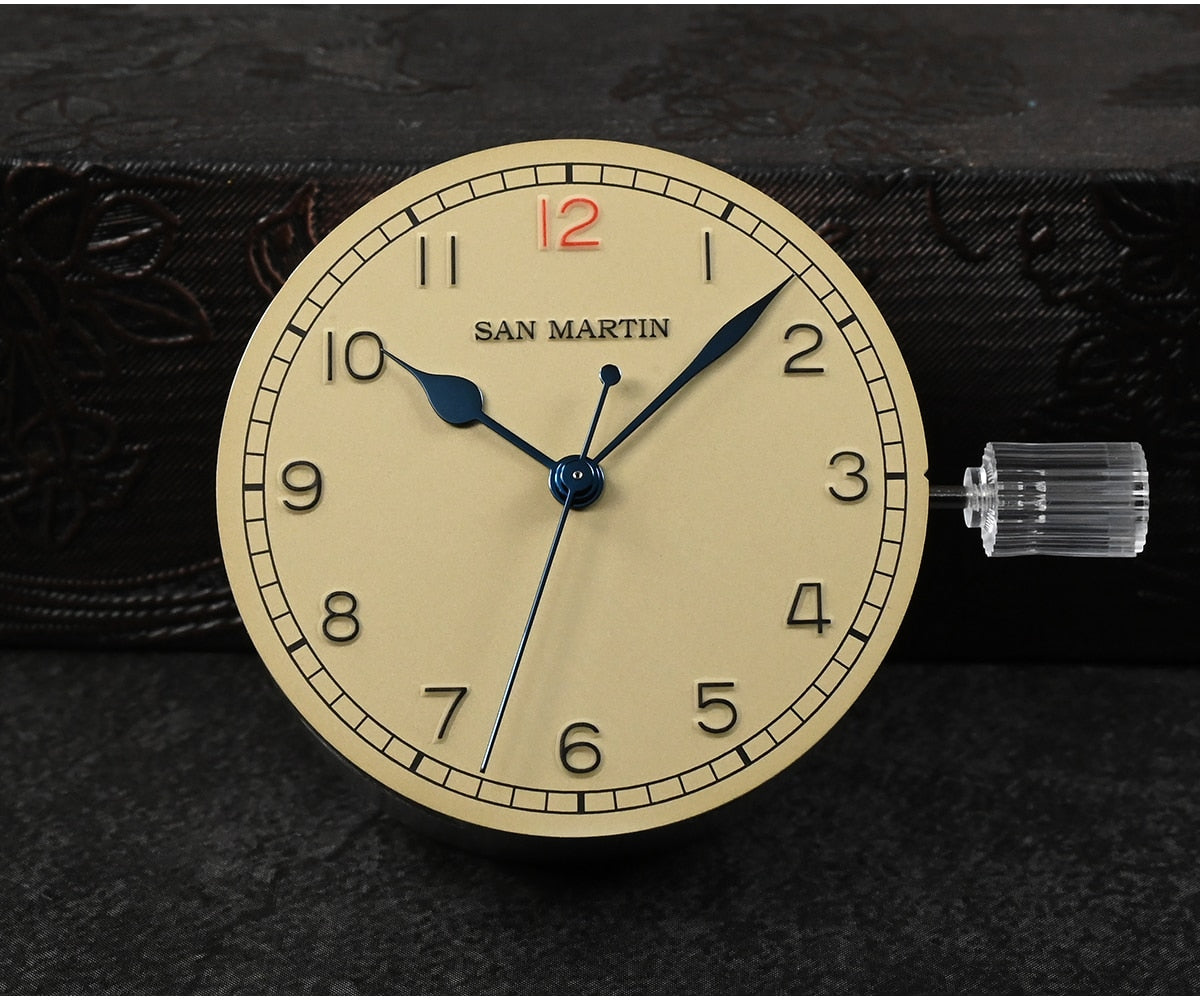 San Martin 38.5mm Vintage Pilot Watch SN0105-G-NB