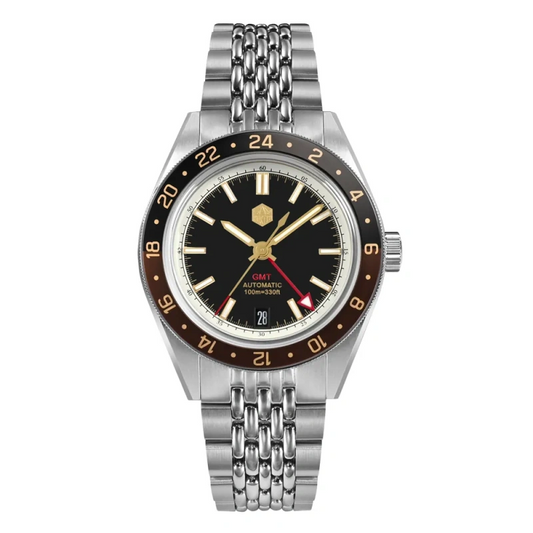 San Martin Aluminum Bezel NH34 GMT Men Watch SN0116G-V4