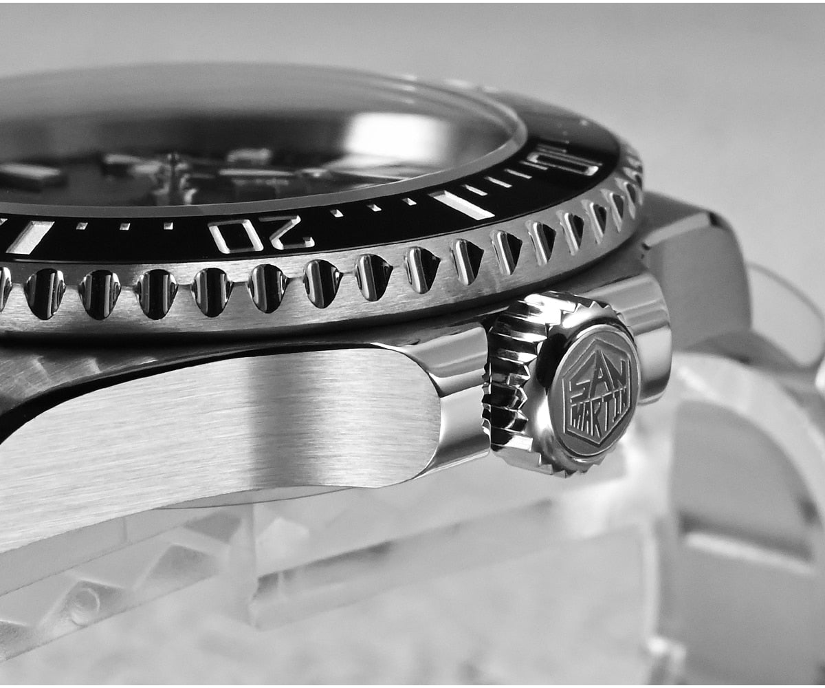 San Martin 40mm GR5 Titanium Modern Sub Dive Watch SN0111T