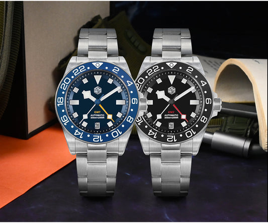 Watchdives x San Martin SN0121TF – Upgraded Grade 5 Titanium HZ6460 GMT Watch