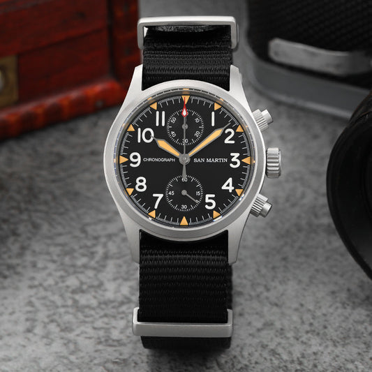 5 Reasons To Own a San Martin Men Chrono Vintage Militaire Pilot Watch