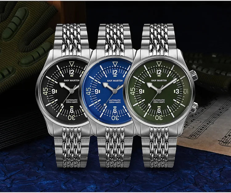 Discover the Exclusive Features of the Watchdives x San Martin Leyenda Diver Watch